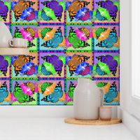 Pop Art Butterfly Tiles