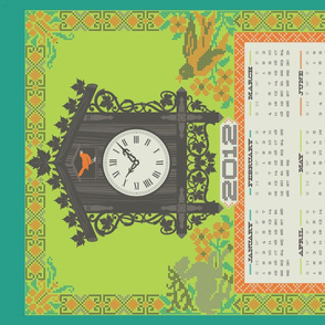 2012 Linen-cotton calendar