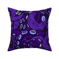 Big All-Over Tentacles Purple