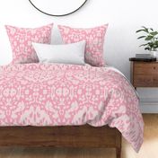 Cow Ikat Pink