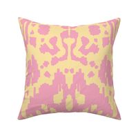 Cow Ikat Yellow