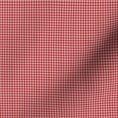 Plaid 6 Cherry Red On White 1:6