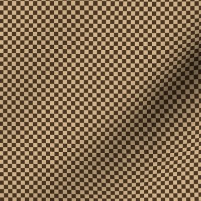 Checkerboard Large Café Noir And Tan