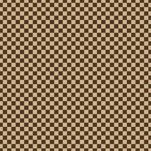 Checkerboard Large Café Noir And Tan