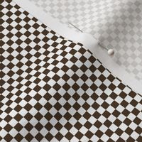 Checkerboard Large Café Noir And White