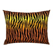 Tiger Stripes on Golden Brown Horizontal Gradient