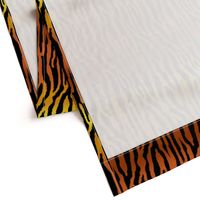 Tiger Stripes on Golden Brown Horizontal Gradient