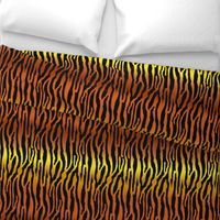 Tiger Stripes on Golden Brown Horizontal Gradient