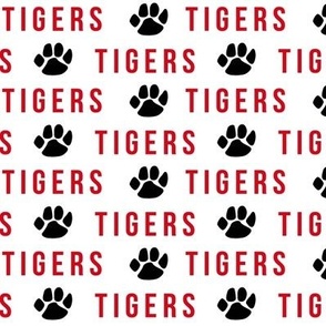 go tigers - sports, cheer, fun, sports team tigers, red and black