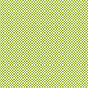 Checkerboard Medium Apple Green And White
