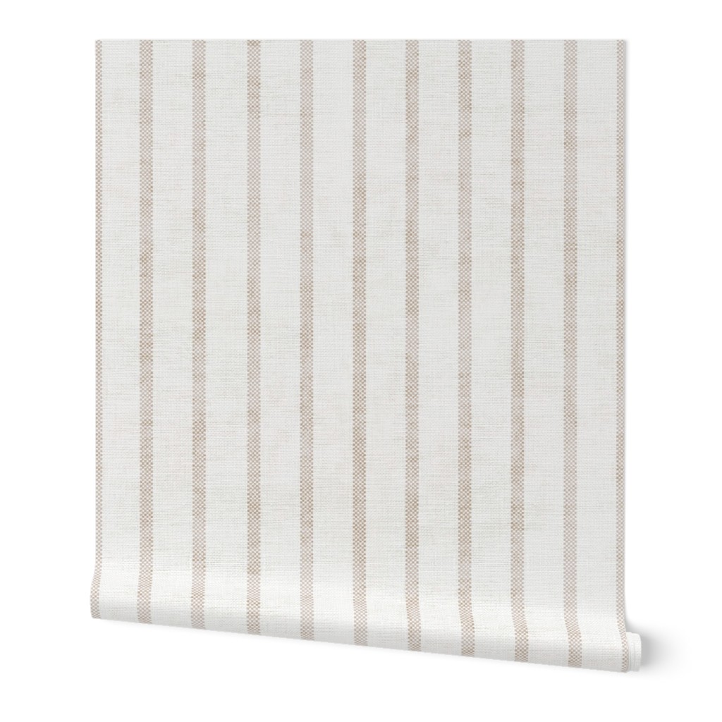 AEGEAN WIDER SPACED TICKING JUTE