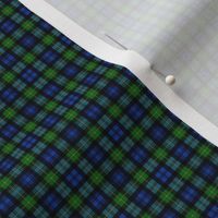 Gordon Highlanders tartan, 1"  no-twill blend, modern colors