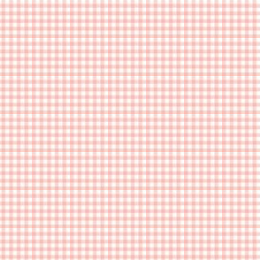 Gingham Medium Melon And White