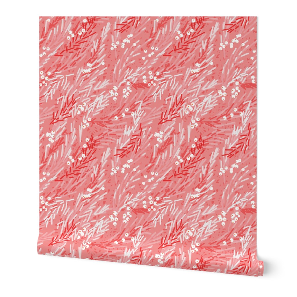 Winter Coral Berries | Coral, Pink, White