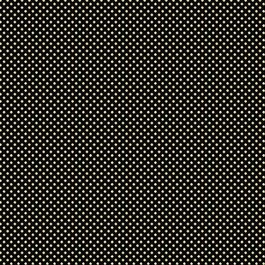 Polka Dots Maize Yellow On Black 1:6