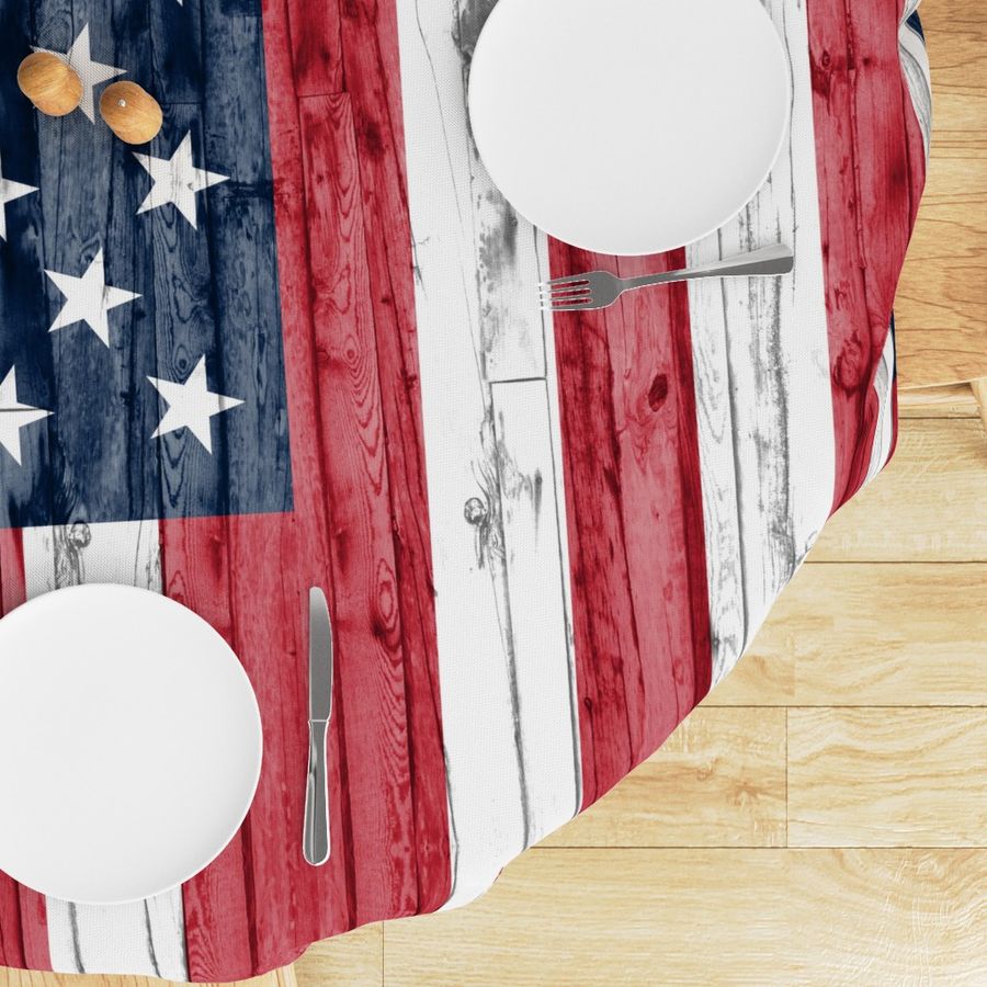 American Flag - 2 yard Minky 