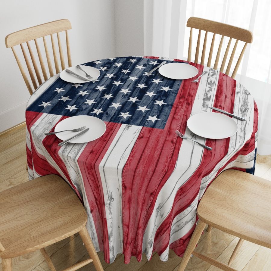 American Flag - 2 yard Minky 