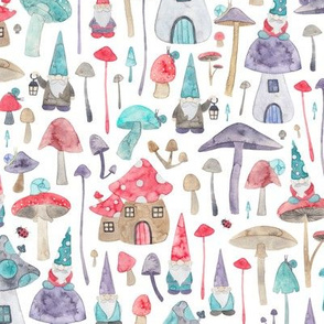 Fairytale Gnomes mushrooms and toadstools!