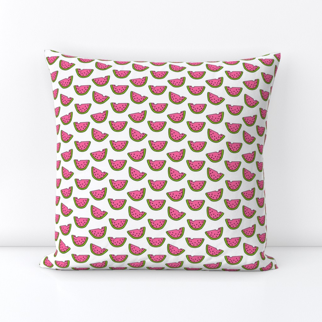 Watermelon on White