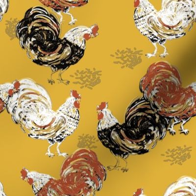 Farmhouse Chickens - Yellow