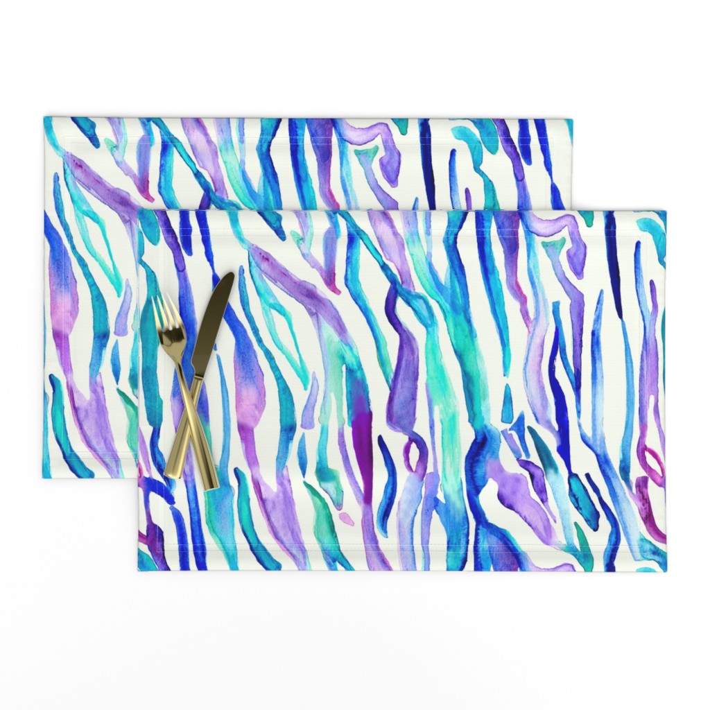 Watercolor Zebra Print