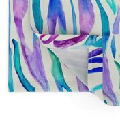 Watercolor Zebra Print