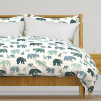 Bears & Cubs - Large - Teal 