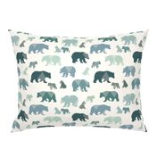 Bears & Cubs - Medium - Teal