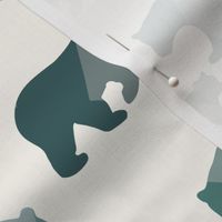 Bears & Cubs - Medium - Teal