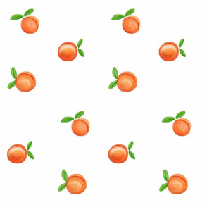 So Peachy Sweet Fruit / Painterly Peach - Orange Med 