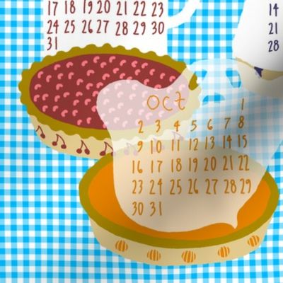 2016 Pie-of-the-month Calendar