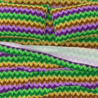 Mardi Gras Chevron Paint Smears