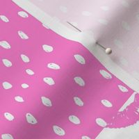 makeup cheater quilt fabric - cheater quilt, girls fabric, women fabric, makeup, cosmetics, beauty, beauty fabric - pink and red