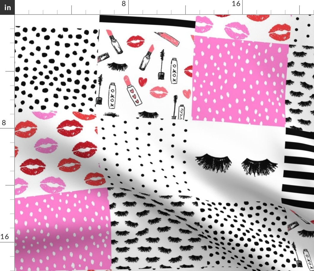 makeup cheater quilt fabric - cheater Fabric | Spoonflower