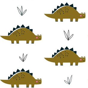 Stegosaurus dinosaur boys kids fossil pattern