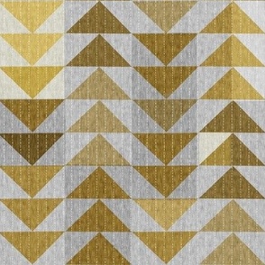 Triangle Quilt (wheat) MED