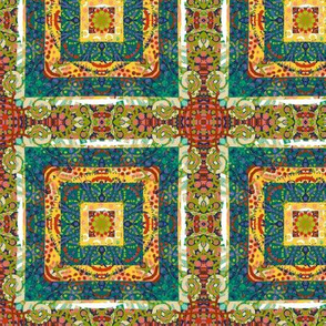 The Charm of Color: Colorful Quilt 