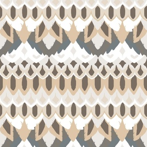 Welsh Harlequin Duck Feather Pattern