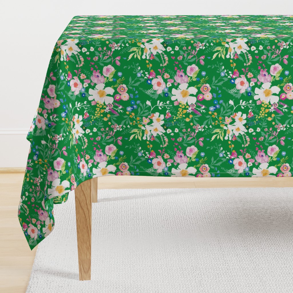 Portobello Floral (emerald) MED 