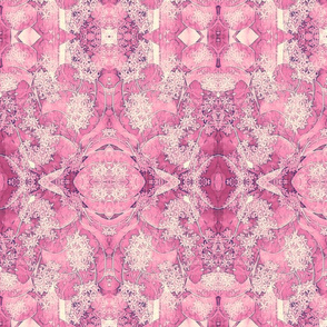 Bohemian Victorian Lacy Pink Floral