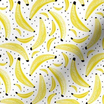 Cool polka dots banana fruit summer design for kids yellow SMALL