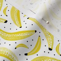 Cool polka dots banana fruit summer design for kids yellow SMALL