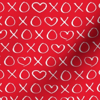 xoxo love hearts hugs and kisses print for lovers wedding and sweet valentine romance hot red