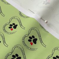 Pet Cancer Ribbon Green