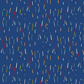 navy confetti