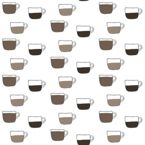 Filled Coffee Cups