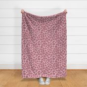 Giraffe skin ikat with watercolor texture