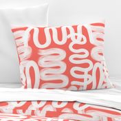 squiggle white on living coral