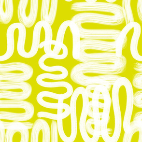 squiggle white on citron