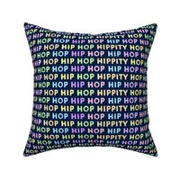 HIP HOP - easter - multi on navy - LAD19